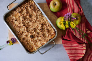 crumble banane-pomme