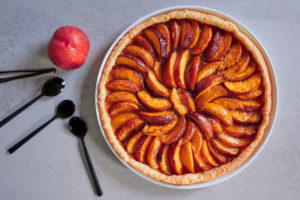 tarte nectarine vanille