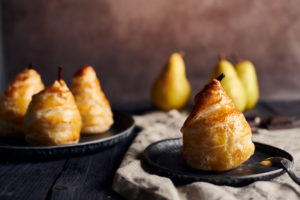 poires feuilletées au chocolat