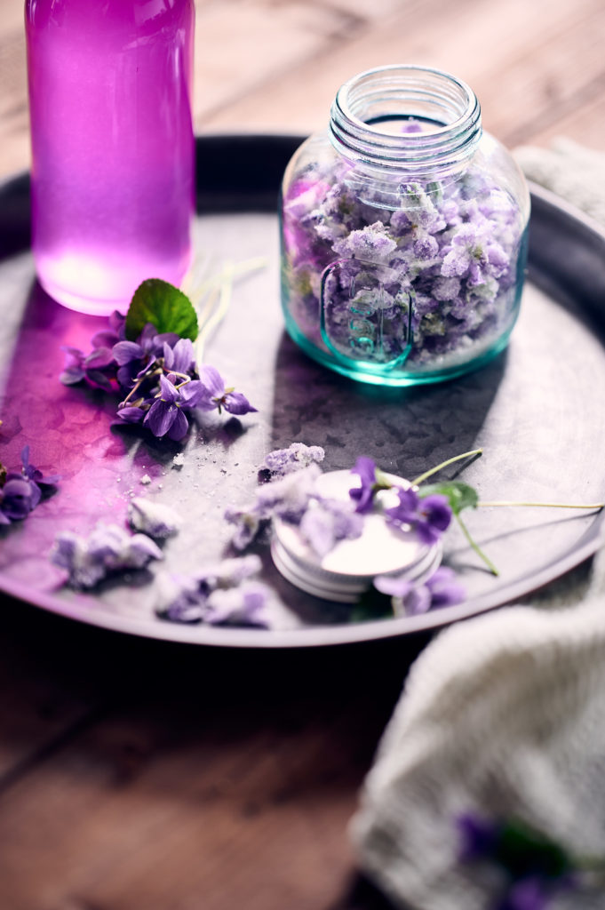recettes pour utiliser les violettes
